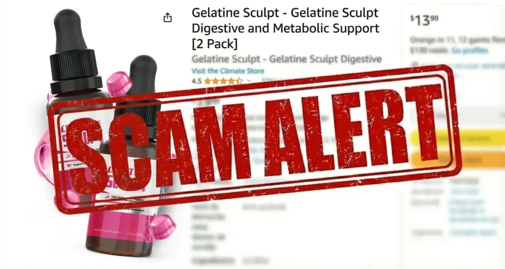 Gelatine Sculpt Scam Warning - How to Avoid Counterfeit Bottles