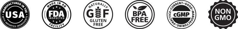 TheraWolf Safety Certifications - FDA Registered and GMP Certified