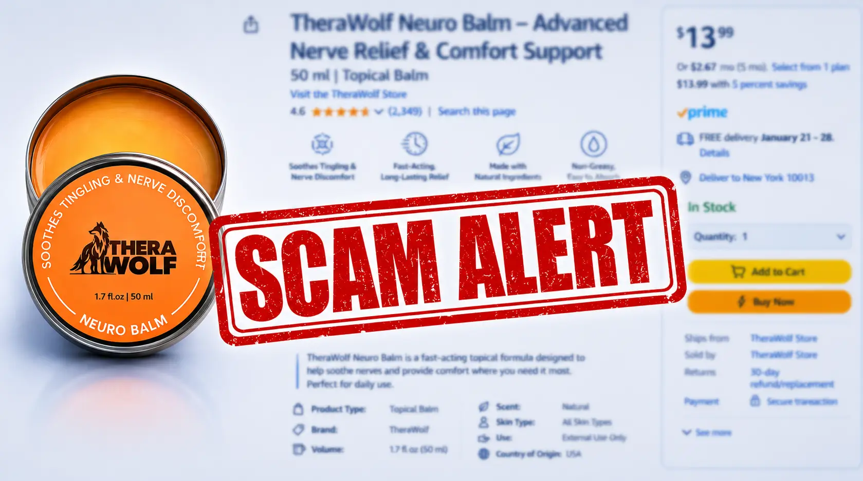 TheraWolf Scam Warning - How to Avoid Counterfeit Jars